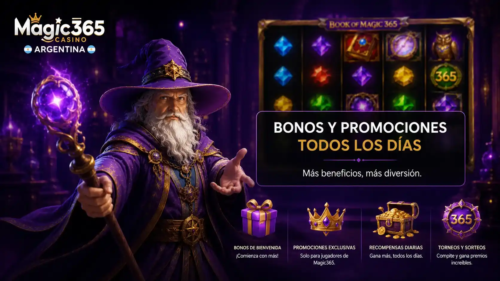 Bonos y promociones de Magic365 Casino