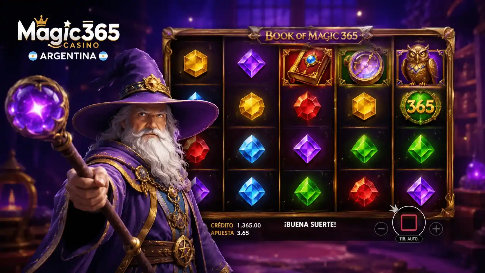 Magic365 Casino Online en Argentina: juegos y pagos 🎁