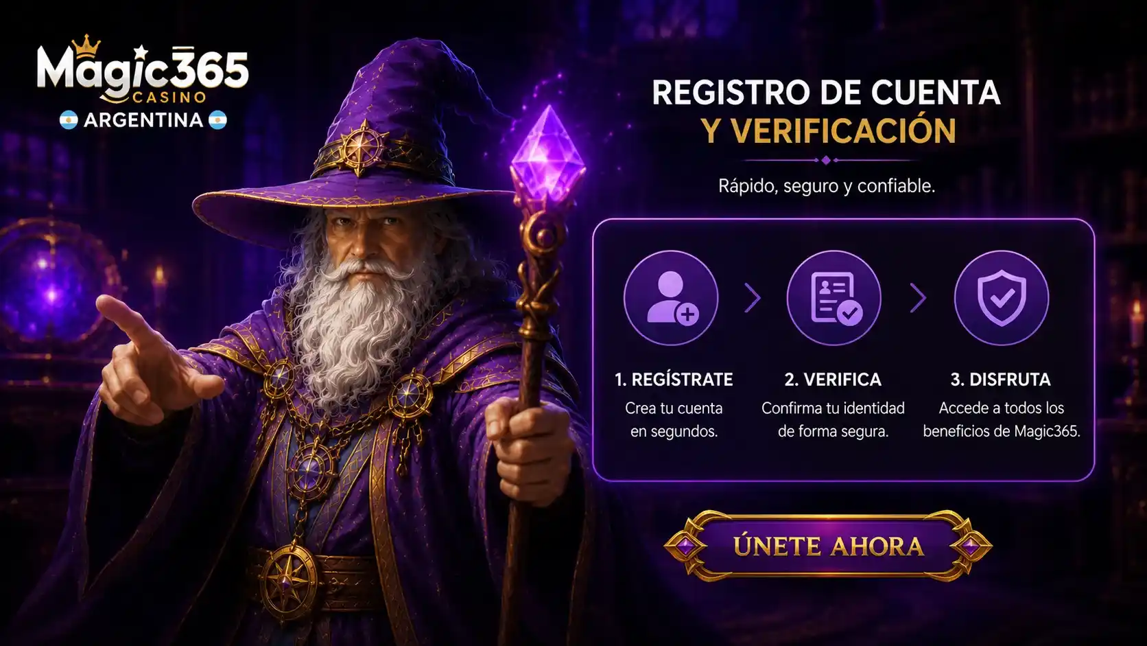 Registro de cuenta y verificación